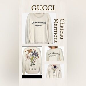 RARE 🔥 GUCCI Château Marmont Hollywood Floral Sweatshirt Unisex
